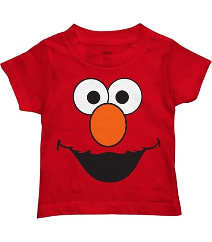希少◎SESAME STREET ELMO SHADOW XL Tシャツ　エルモ Amazon.com: Toddler: Sesame Street- Big Elmo Face Baby T-Shirt